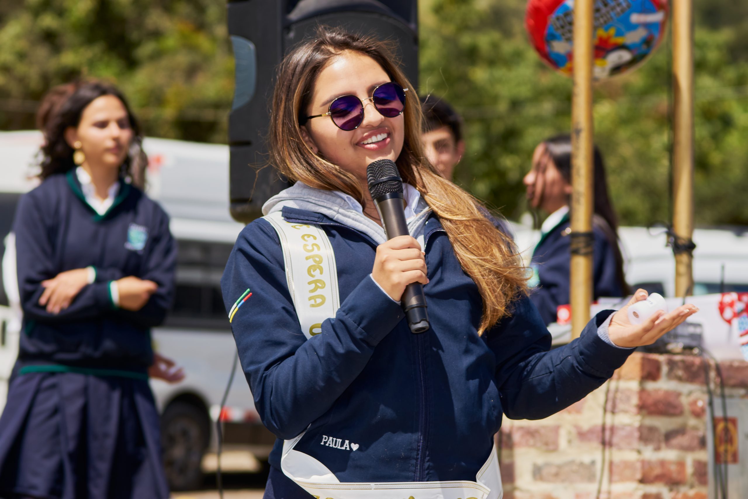 Izada de bandera y entrega de símbolos Colegio José Eustasio Rivera