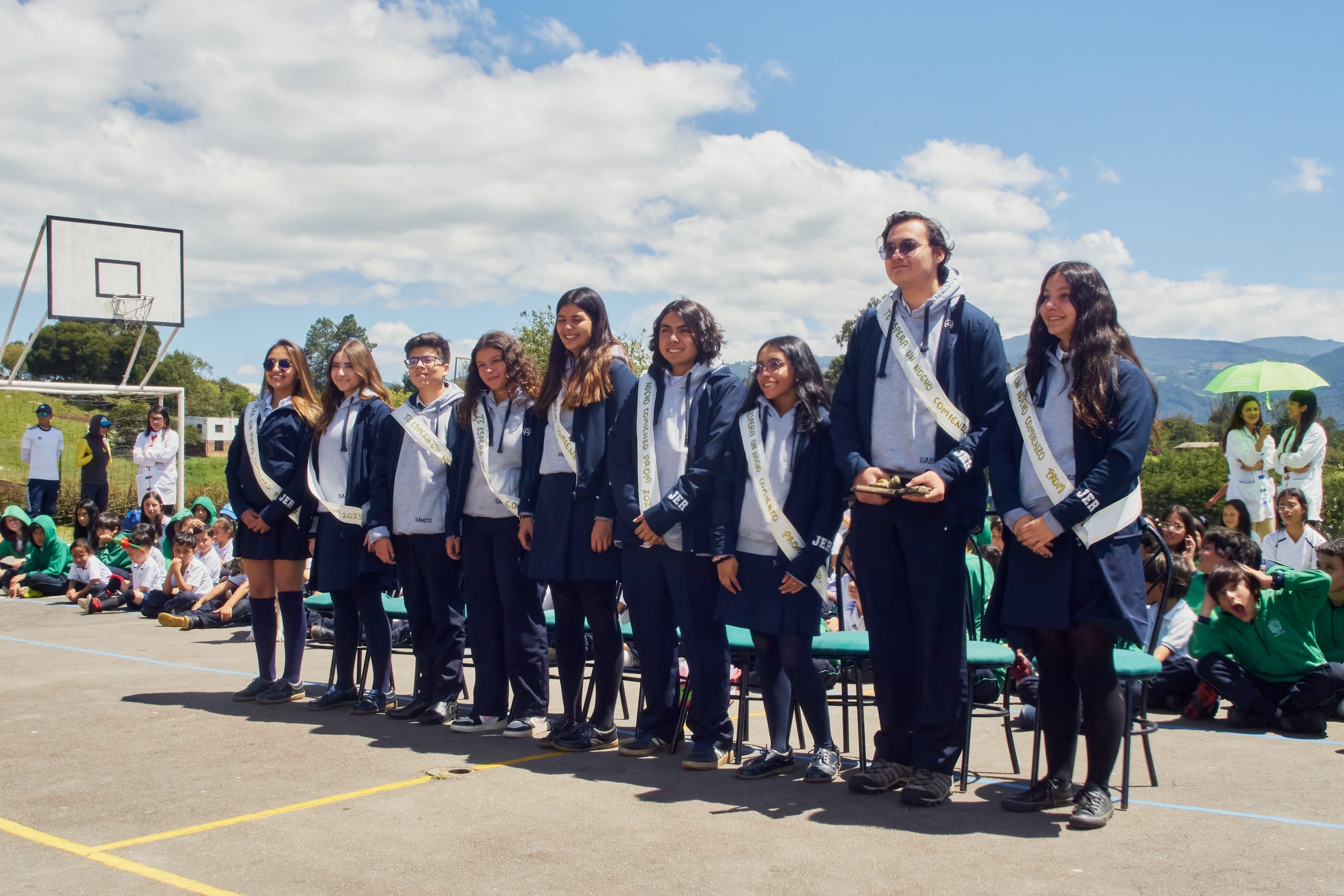 Izada de bandera y entrega de símbolos Colegio José Eustasio Rivera